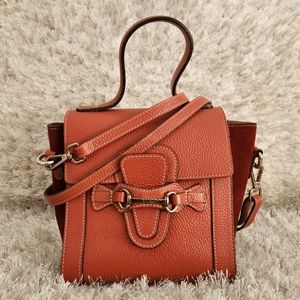 AUTHENTIC Valentino MARIO VALENTINO SPA Dollaro Amy Small Satchel in Bread Color